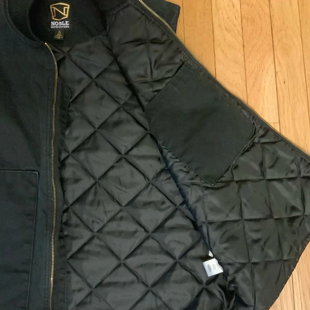 Noble Outfitters Men's Size XL Black Utility Vest - Canvas - Insulated - 1036 - Picture 8 of 12